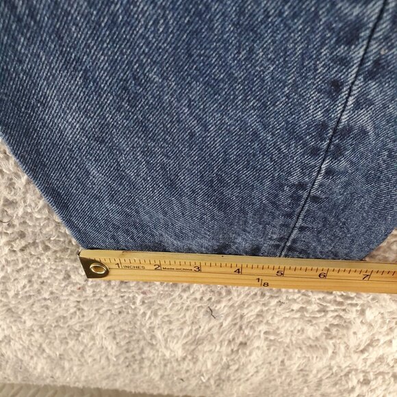 Levis Jeans Womens 25 Blue 501 Original Fit High-Rise Straight-Leg Cotton Denim - Picture 10 of 11